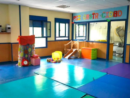 Rincón del aula de psicomotricidad