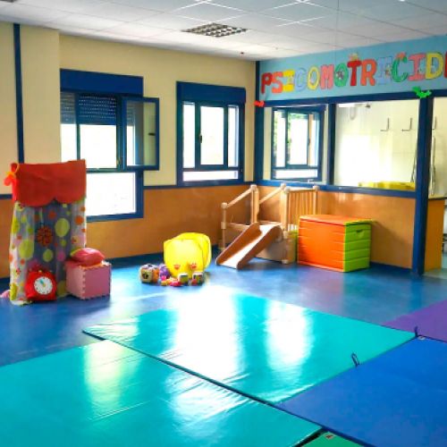 Rincón del aula de psicomotricidad